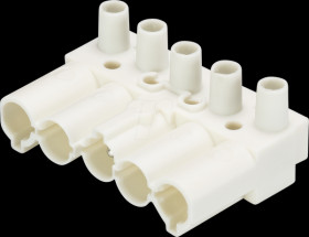 92.052.3353.0 Plug, 5-pin, white, screw connection