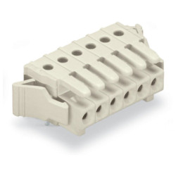 WAGO 734-536/037-000 Female MCS-MINI 6P 3.5mm Locking Angled Solder Pin