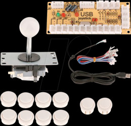 OD1817-WH DIY arcade set, white