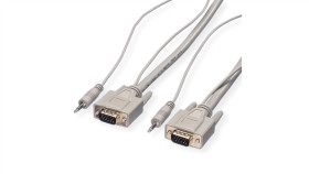 Roline Combikabel, Vga + Audio, M/M, 6 M