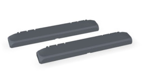 Hinge, PC, (L x W x H) 16.4 x 170 x 24.5 mm, graphite gray, for B 2617, 96310304