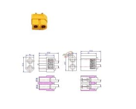 GNIAZDO XT60 ZENSKIE I