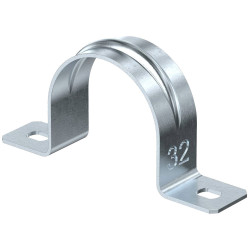 OBO Bettermann 1018337 Cable Clip Metal Zweilappige for Cables &amp; Pipes