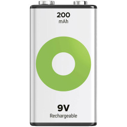 GP RCK20R8H150C1 ReCyko 9V 200mAh NiMH Rechargeable Battery 1 piece