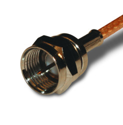 Złącze koncentryczne Montaż na kablu Męski 75Ω typ złącza Złącze F Połączenie zagniatane