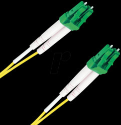 LCALCA09DYE5 LCA-LCA SM OS1/OS2 DUPLEX, 5 m, angle polish