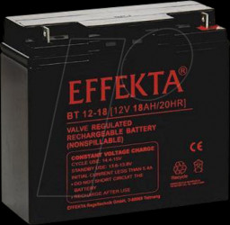 BTL 12-18 Rechargeable AGM battery, 12 V, 18 Ah