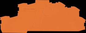 2003-6692 End and intermediate plate, thickness 0.8 mm, orange