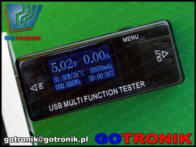 Miernik napięcia i prądu portu USB