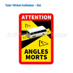 Toter Winkel Aufkleber Set - Angles Morts