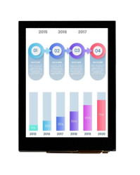Wyświetlacz LCD TFT 3.5cal TFT 480 X 640pikseli USB I/F Tak Midas