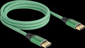 80630 DisplayPort 2.1 cable, 16K 60 Hz, green, 2.0 m