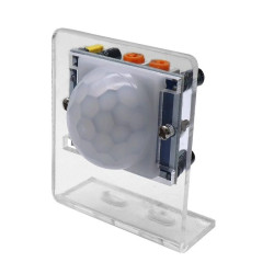 SENSOR HC-SR501 PIR CZUJNIK RUCHU NA PODCZERWIEŃ + RAMKA (KOMPLET) (SENSOR-HCSR501-RAM)