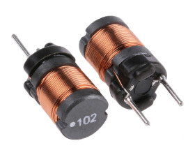 Dławik radialny 1 mH 420mA Promieniowe ±10% Przewlekany 2.5Ω Rdc rdzeń ferrytowy