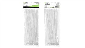 Opaski Zaciskowe 2,5 Mm / 200 Mm Białe 100 Szt. Voz-25200W Vayox