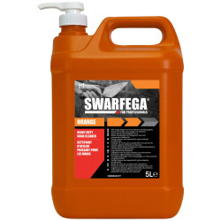 Swarfega SOR5LMP Orange Hand Cleaner Pump Bottle 5 litre