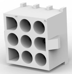 Gniazdo PCB 9 -pinowe 3 -rzędowe raster: 6.35mm Proste Przewlekany