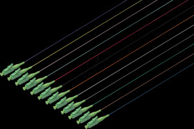 DK-29332-02/APC colored pigtails, LC/APC OS2 09/125 µ, Simplex