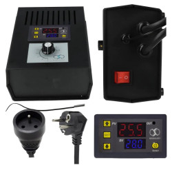 REGULATOR MOCY GRZAŁKI SSR 5000W i TEMPERATURY Z TERMOSTATEM DO DESTYLATORA