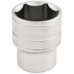 Draper Expert 16615 1/2&quot; Sq. Dr. 6 Point Metric Socket (24mm)
