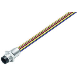 Binder 76 6019 0118 00012-0200 M8 Plug Vertical Mount Sensor Connector