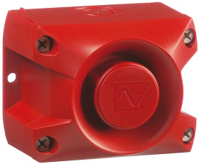 Sygnalizator akustyczny 24 V DC 100dB Montaż panelowy Pfannenberg 80-tonowy IP66