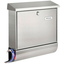 Burg W&#xE4;chter 8150 AMRUM-SET Letterbox Stainless Steel Silver Key
