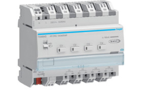 KNX e/s sterownik DALI 4-kanałowy komunikacja broadcast TXA664D HAGER