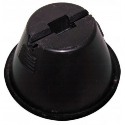 Uchwyt okrągły betonowy w tworzywie 130x80 podstawa z betonem i tworzywem KM GROM