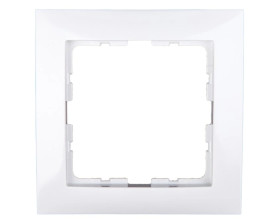 Berker B.Kwadrat Ramka pojedyncza śnieżnobiała 5310118989