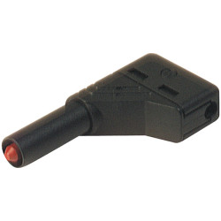 SKS Hirschmann 934 098-100 4mm Safety LAS S W Lamella Plug 1000V 24A Black