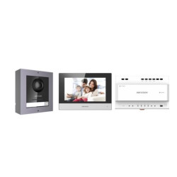 Zestaw wideodomofonowy 1-rodzinny 2-żyłowy DS-KIS702 Y (Europe BV)