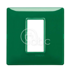 Ramka ozdobna Plana, 1M centralnie, Reflex Emerald, 14641.47