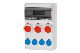 Rozdzielnica LEGATO 16M 3x16A 5p, 4x230V IP65 /16 modułów/ 75101_3