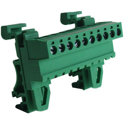 Camblock Plus CTBPD96HJ/10 5.08mm DIN Rail Mount Horizontal Male T/Block 10p