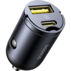Baseus C00035001121-02 30W szybka ładowarka samochodowa z gniazdem USB QC4.0+ oraz USB-C PD 3.0