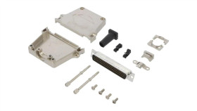 Dtzf-Ljsrg-62Mhsl D-Sub Hd Męskie Proste Lutowanie Na Przewód Unc 4-40 Pin 62