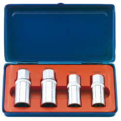 Draper 55641 1/2&quot; Square Drive 4 Piece Stud Extractor Set