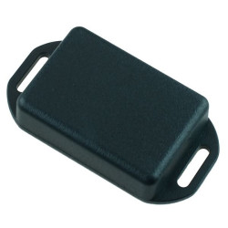 1551FFLBK Hammond Miniature Black ABS Flanged Enclosure 50 x 35 x 15mm
