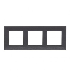 Niloe Step Ramka potrójna 3x stal szczotkowana 863993