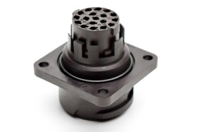 Złącze wielostykowe przemysłowe 17 + PE-pinowe, panelowe Gniazdo Amphenol Industrial