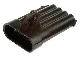 Złącze samochodowe 4-pinowe Delphi -rzędowe Męski 14A Metri-Pack 150 Montaż na kablu Połączenie zagniatane Złącze