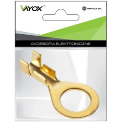 Końcówki kablowe miedziane oczkowe M8-0-2,5 (opakowanie 5 szt.)