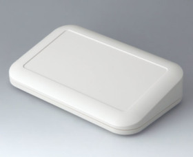 ASA+PC-FR enclosure, (L x W x H) 200 x 124 x 45 mm, gray white (RAL 9002), IP40, A9466107