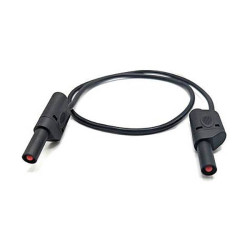Mueller 22.421-1M-0 Test Lead 4mm Jack Black 1m 1pc