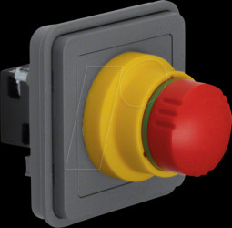 44713512 NOT-AUS-Taster-Einsatz W.1 grau