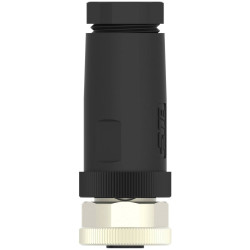 TE Connectivity T4110002041-000 M12 Sensor Connector 4-Pin Socket Straight