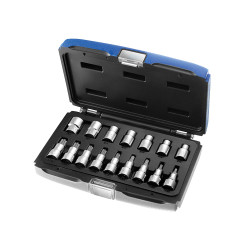 Expert E032907 Socket Set of 16 TORX 1/2in Drive