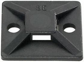 Gniazdo montażowe do opasek kablowych HellermannTyton MB3A-N66-BK-C1 1 szt.