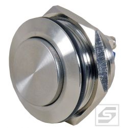 Przycisk wandaloodporny PW25PWM; 25mm; wystający; 2A/250V; chwilowy;